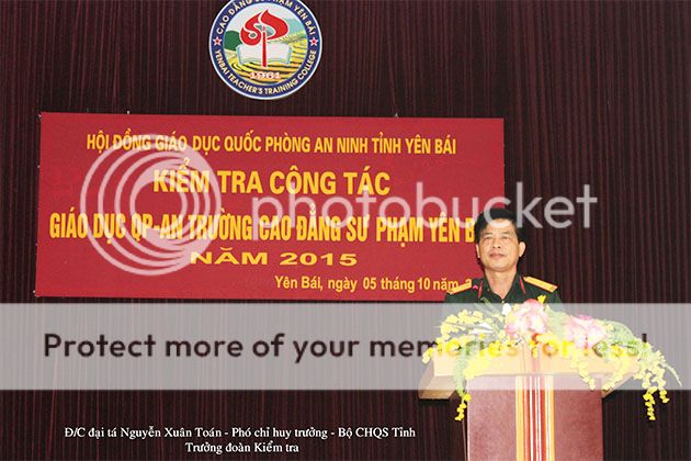 Hội đồng GDQPAN tỉnh kiểm tra toàn diện Trường CĐSP Yên Bái