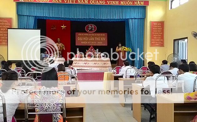 Đại hội Đảng bộ lần thứ XIV nhiệm kỳ 2015-2020 tại Trường Cao đẳng Sư phạm Yên Bái