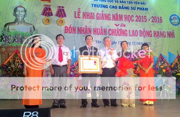 Lễ Khai giảng năm học 2015-2016 và đón nhận Huân chương Lao động hạng Nhì