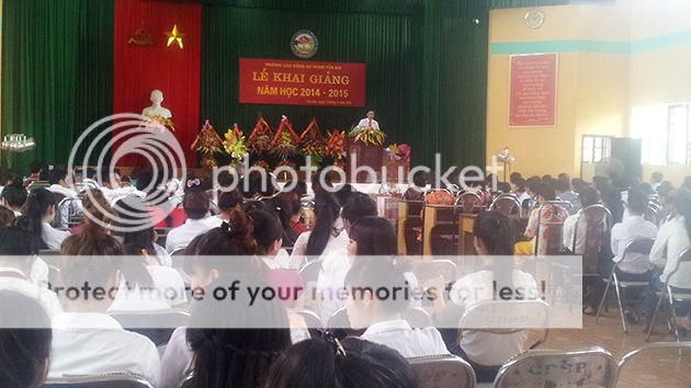 Lễ khai giảng năm học 2014-2015 tại Trường Cao đẳng Sư phạm Yên Bái