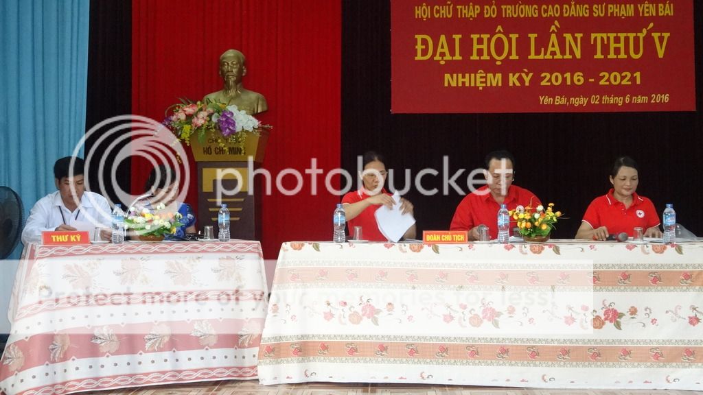 Đại hội Hội Chữ thập đỏ lần thứ V, nhiệm kỳ 2016-2021 tại Trường Cao đẳng Sư phạm Yên Bái