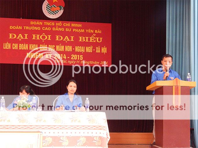 Đại hội Liên chi đoàn Khoa Giáo dục Mầm non - Ngoại - Ngữ - Xã hội. Nhiệm kỳ 2014-2015