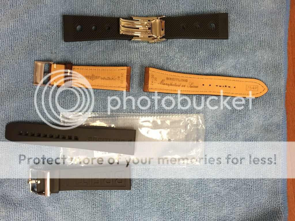 TimeZone Sales Corner » FS Breitling OEM Straps and Buckles