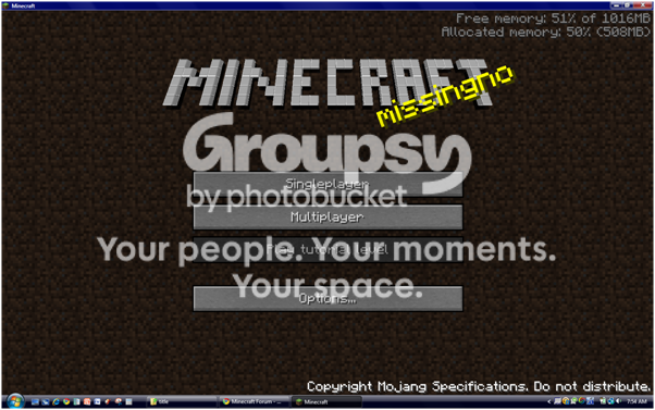 Flashing Letters Bug - Legacy Support - Archive - Minecraft Forum ...
