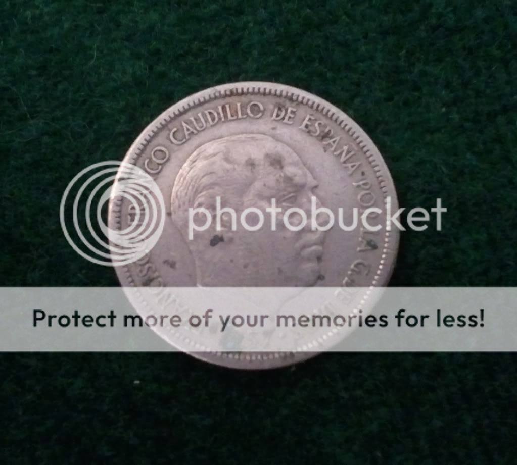 coin - spain - 1957 5 ptas